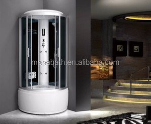 Italien style verre de sécurité et utilisé cabine de <span class=keywords><strong>douche</strong></span> à vapeur <span class=keywords><strong>avec</strong></span> portes en verre incurvé - Product Image 1