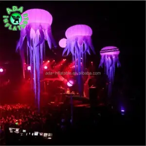 Wedding Event Hanging Jellyfish Inflatable Decoration 1.5m Lighting Party Inflatable Jellyfish For Wedding Y167