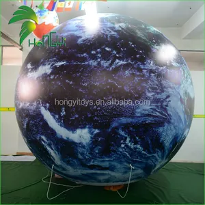 Giant Inflatable Earth Balloons Large Planet Ball Inflatable World Globe For Exhibition