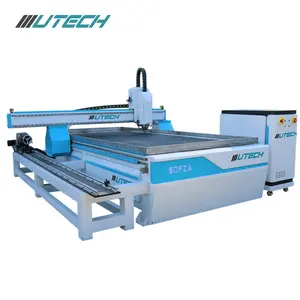 Cnc Router 4แกน2d 3d ไม้ Atc ไม้ขาโต๊ะเครื่องโรตารี่1325 1530