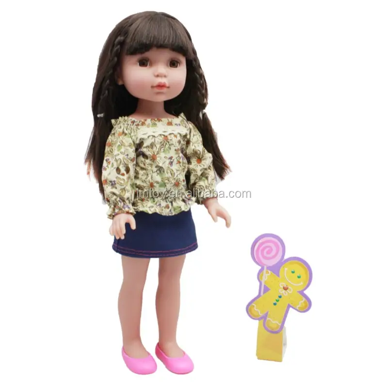 Custom Design 34 Cm Kids Fashion Chinese Gezicht Baby Pop/Pop Fabrikant China