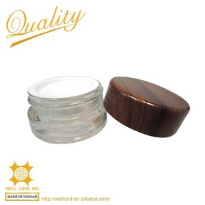 50ml redondo estilo de madera calcomanía impresión tarro de crema de vidrio - Product Image 6