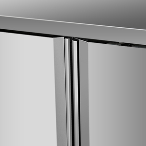 LVNI 1.8M cocina de 3 puertas incorporada comercial industrial debajo del mostrador nevera congelador congelador con acero <span class=keywords><strong>inoxi</strong></span> - Product Image 3