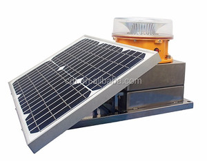 Panel solar de intensidad media B CK-15E Luz de obstrucción ICAO / FAA para edificios altos / torre de telecomunicaciones - Product Image 5