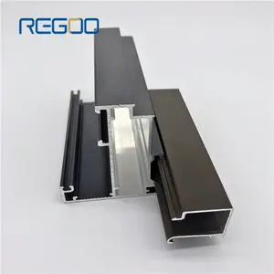 Regoo porte Coulissante profil philippines prix et design en forme de l en aluminium d'extrusion