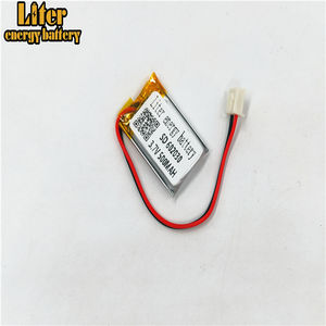 Plugue 2.0-2 P 602030 500 mah 3.7 v Recarregável lipo bateria solar bateria de lítio polímero de iões de lítio com PCM - Product Image 1