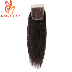 Bán Buôn Lớp Trinh Nữ Tóc Xoăn Thẳng 4X4 Lụa Tốt Nhất Ren Đóng Cửa Cho Tóc Con Người Ren Phía Trước Tóc Giả - Product Image 3