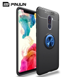 Sang trọng nam châm xe chủ kim loại nhẫn chờ cho xiaomi poco <span class=keywords><strong>f1</strong></span> trường hợp cover quay lại, đối với xiaomi poco <span class=keywords><strong>f1</strong></span> trường hợp điện thoại di động phụ kiện - Product Image 2