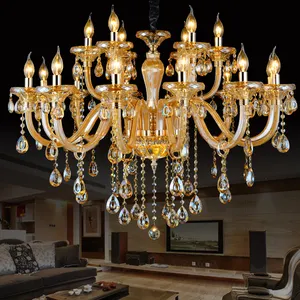 Modern Luxury Crystal Chandelier Living Room Lamp Lustres De Cristal Indoor Lights Crystal Pendant Lamps