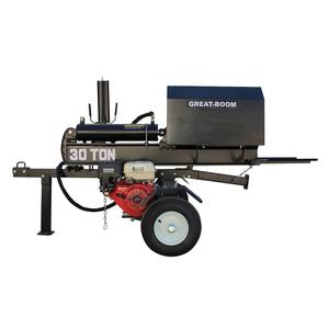CE gasolina log splitter 30Ton leña de madera procesador de gran Boom-Boom - Product Image 6