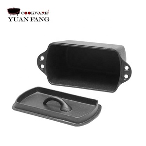 Pre-stagionato 22*12*12cm cucina Bakeware pentole antiaderenti pane in ghisa <span class=keywords><strong>teglia</strong></span> rettangolo pagnotta - Product Image 2