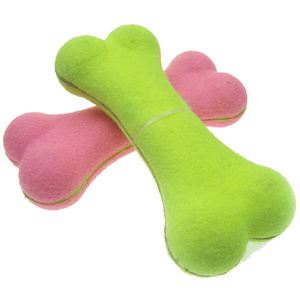Gravim Forma di Osso di Cane Giocattolo palla Da Tennis Con Squeaker - Product Image 6