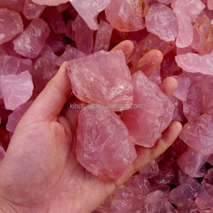 Cristaux <span class=keywords><strong>de</strong></span> quartz rose brut naturel en gros pour la décoration - Product Image 2