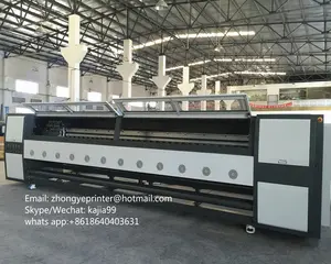 Máquina impressora digital, impressora digital de alta velocidade 5m formato largura com cabeçote de impressão starfire