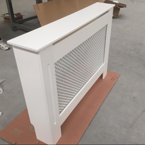 Cubierta de radiador con acabado <span class=keywords><strong>lacado</strong></span>, cubierta de radiador de Mdf con pintura blanca para sala de estar, gran oferta - Product Image 1
