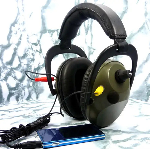 Protetor auditivo protetor de orelha, com alto-falantes protetores eletrônicos para tiro-ouvido com amplificação de som