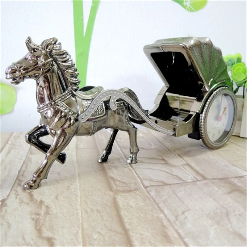 Винтажные настольные часы с будильником в европейском стиле