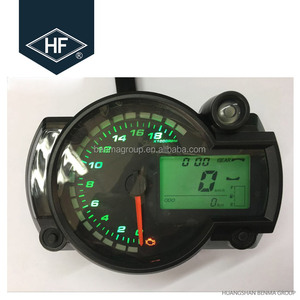 Nuevo Velocímetro Universal Digital LED de 7 Colores Ajustables CB400 para Motocicleta/Motocross/Moto de Cross - Product Image 4