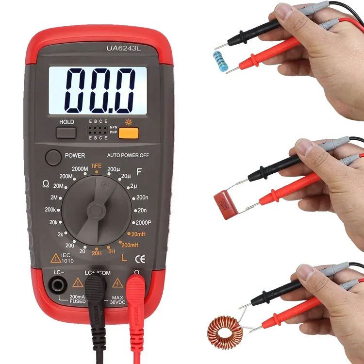 Best Price High Precision Palm Size Compact Digital LCR Meter with Capacitance Inductance Resistance Tester