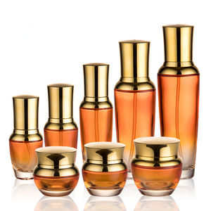 Lüks toptan 20ml 30ml 50ml <span class=keywords><strong>jra</strong></span> açık mor mavi yeşil boş buzlu kozmetik cam kavanoz cilt krem