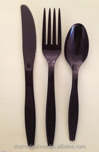Cubiertos de plástico conjunto incluyendo el plástico cuchara, <span class=keywords><strong>cuchillo</strong></span> <span class=keywords><strong>y</strong></span> tenedores, acabado mate - Product Image 2