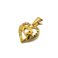 Collier Olivia en acier inoxydable avec pendentif en forme de puzzle, signification de l'amour éternel, pendentifs pour couples, je porte ton cœur avec moi