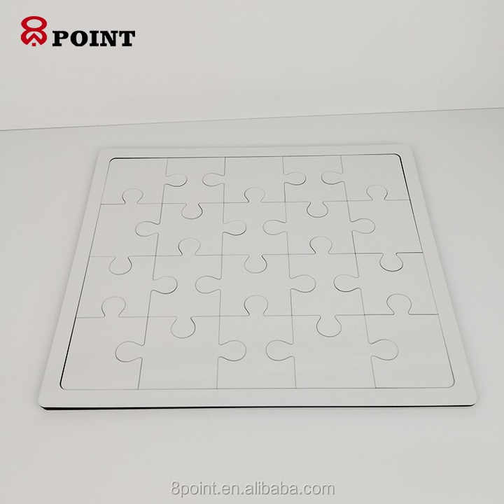 Sublimation MDF Puzzle Frame Custom Puzzle 1000 Pieces High Quality 3d Wooden Puzzle for Sublimation in Blank