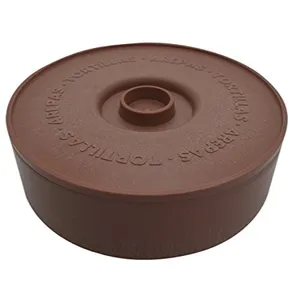 Kahverengi tuğla Terracotta renk 8.5 inç Tortilla isıtıcı