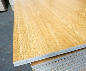 Graan Melamine Geconfronteerd Gecoat Multiplex Rood Eiken Hout 18Mm Kunstmatige Fineer Populier Hardhout Combi Meubels Decoratie, hotel Cn; Shn - Product Image 5