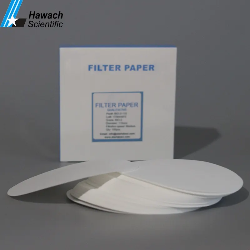 Wetenschap kwantitatieve/kwalitatieve soorten filter papier