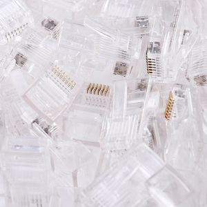 Cat.5e UTP <span class=keywords><strong>RJ45</strong></span> Unshielded ขั้วต่อแบบสั้นตัวผู้ปลั๊กโมดูลาร์ <span class=keywords><strong>RJ45</strong></span>คอนเนคเตอร์ - Product Image 4
