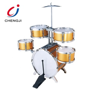 ชุดกลองแจ๊สเด็ก ของเล่นดนตรี เครื่องดนตรีพลาสติกสำหรับเด็ก ยี่ห้อ Chengji Instrumento Musical De Juguete มีจำหน่าย - Product Image 4