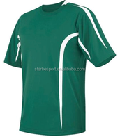 Maillot de football en polyester, vierge pour interlock, personnalisé, nouveau design,