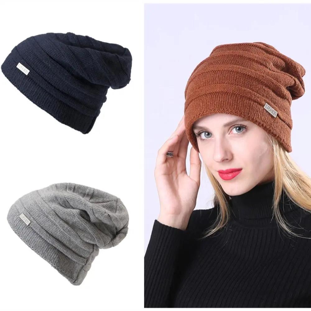 उच्च-गुणवत्ता अस्तर सर्दियों महिलाओं बुना हुआ टोपी, गर्म और फैशनेबल बुना हुआ टोपी