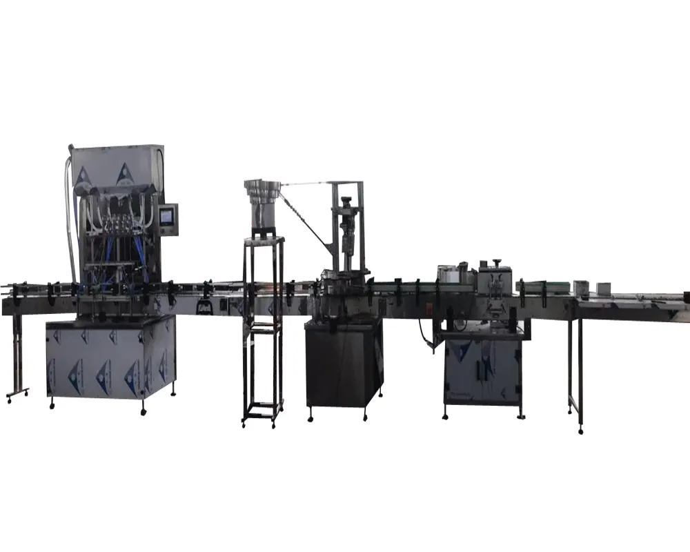 Industry Washing Bottling Labeling Capping Packing Machinery Drinking Mineral Pure Water Bottle Filling Machine