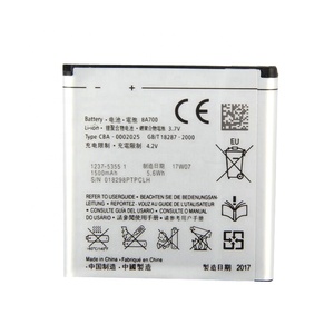 1500 mAh Vervangende Originele BA700 Batterij voor <span class=keywords><strong>Sony</strong></span> <span class=keywords><strong>Ericsson</strong></span> <span class=keywords><strong>Xperia</strong></span> <span class=keywords><strong>Ray</strong></span> <span class=keywords><strong>ST18i</strong></span> MT11i MT15i MK16i <span class=keywords><strong>Xperia</strong></span> Neo MT15i Pro - Product Image 3