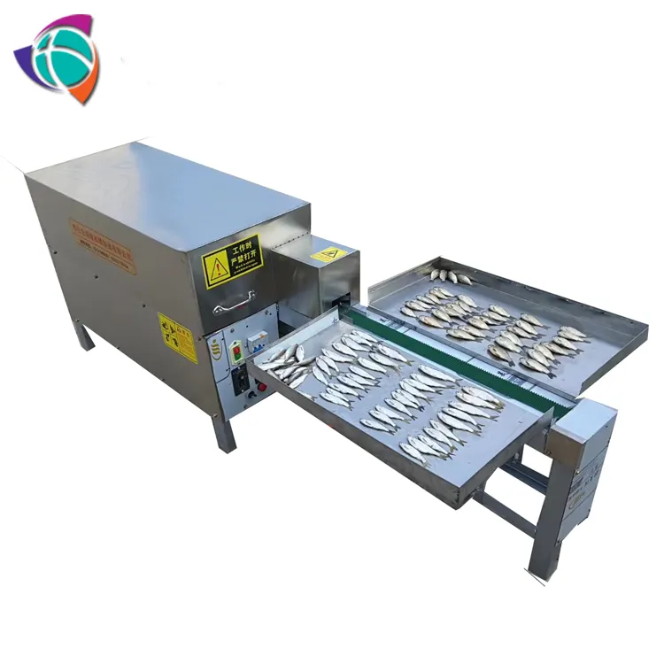 small fish gutting machine anchovies machine for canned fish