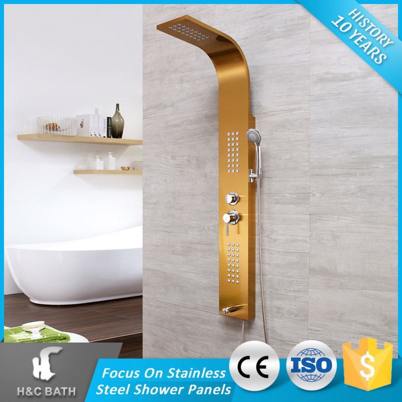 Produits d'exportation Or Simplement Conception 4 Voies Antique Colonne De Douche