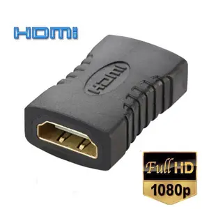 HDMI-HDMIカプラーエクステンダーアダプターコネクター1080PHDMIメス-メス延長コンバーターケーブルコードプラグHDTVHDCP用