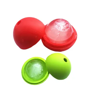 Whisky Ice Ball Maker Cube Silicon Bar sfera stampo rotondo sfera stampo fai da te stampi per ghiaccio in silicone