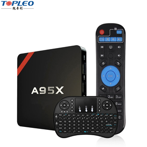 Alta calidad A95X <span class=keywords><strong>S905X</strong></span> <span class=keywords><strong>CPU</strong></span> 2 GB DDR3 16 GB de MÁSTER ERASMUS MUNDUS android 6.0 tv box con usb 2 de Alta velocidad ranura - Product Image 1
