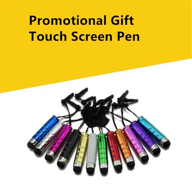 Presente da promoção Gadgets Plastic Stylus Pen Capacitive Touch Screen Pen Para Telefone Inteligente Tablet PC