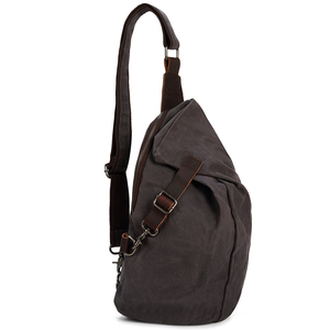 Borse da uomo resistenti all'acqua OEM borse a <span class=keywords><strong>tracolla</strong></span> per ragazzi 16 OZ borse a <span class=keywords><strong>tracolla</strong></span> in tela nera per uomo borsa a <span class=keywords><strong>tracolla</strong></span> Vintage Messenger - Product Image 4