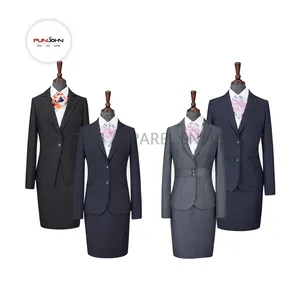 office uniform design suit women business suit for hotel receptionist uniforms