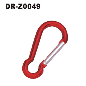 Mousqueton en aluminium de couleur arc-en-ciel en forme de poire mousquetons crochet de suspension pour sac à dos - Product Image 2