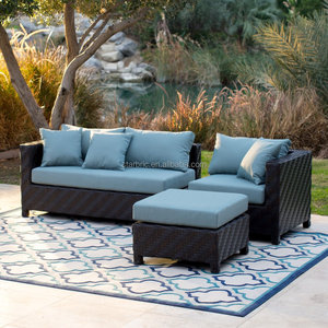 Tissu de canapé extérieur tissé technique pour jardin 4 ensembles avec 5 ans de garantie - Product Image 1