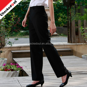 Checkedout Restaurant Chef Uniformes <span class=keywords><strong>Cuisine</strong></span> <span class=keywords><strong>Cuisine</strong></span> <span class=keywords><strong>Noir</strong></span> Femmes Chef <span class=keywords><strong>Pantalon</strong></span> Uniforme - Product Image 5