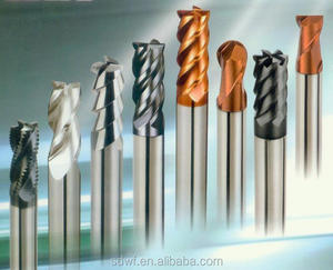 WF Comercio al por mayor de Alta calidad TialN recubrimiento de tungsteno metal duro fresas para CNC - Product Image 2