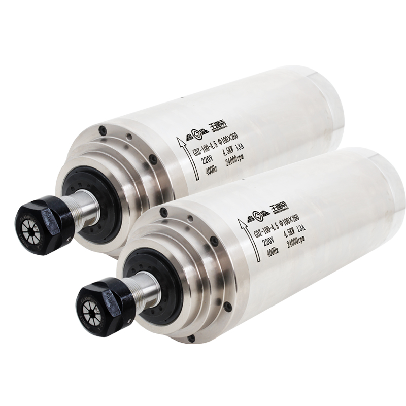 Gdz100-4.5 4.5kw электродвигатель шпинделя с водяным охлаждением для гравировки по дереву