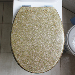Couvre-siège de toilette pailleté - Product Image 2